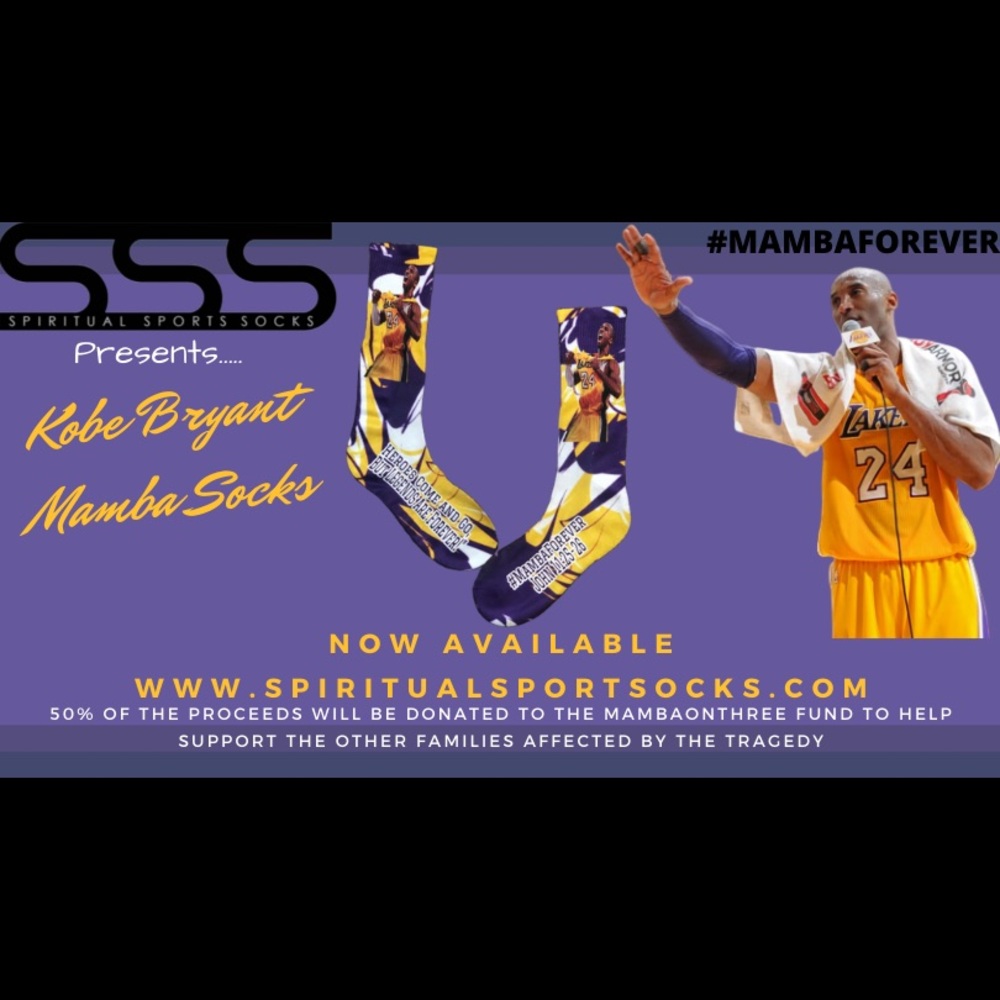 Kobe Bryant Black Mamba Socks
